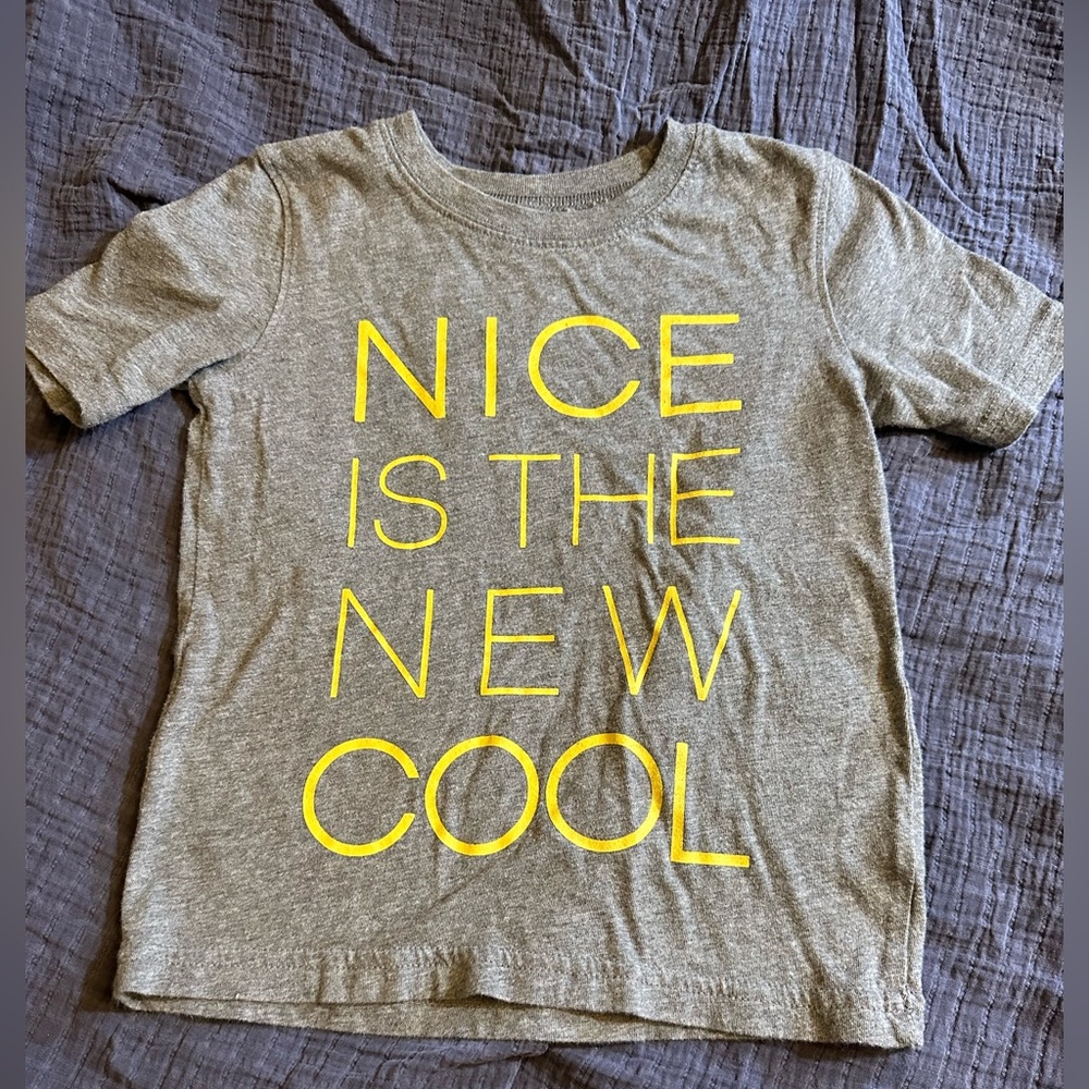 🌸 $3 if Bundled - 4T Jumping Beans Girls T-Shirt Nice is the New Cool